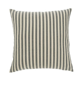 Grey Cabana Stripe Pillow 20x20
