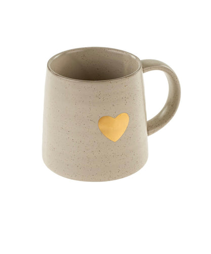 NEW Gold Heart Mug