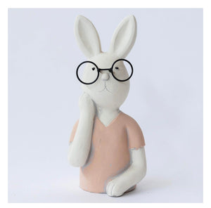 Ceramic Bunny Decorative Object