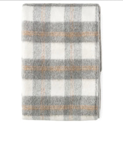Checked Wool Throw
