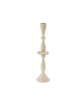 Matte Cream Taper Candle Holder-2 sizes