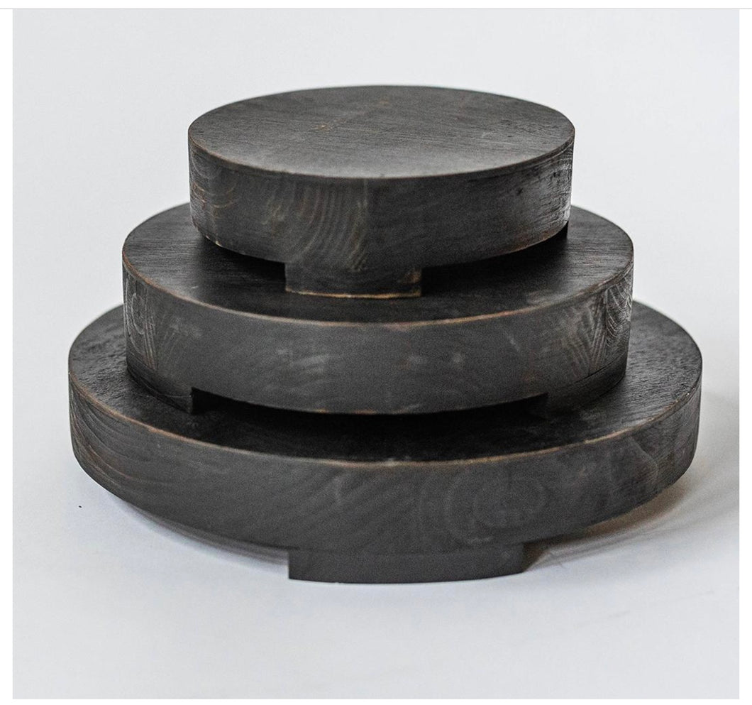 Black Wood Riser-3 sizes