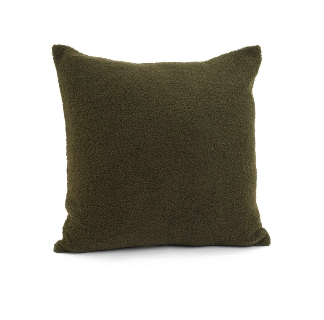 20x20 Boucle Pillow Olive