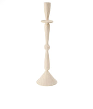 Matte Cream Taper Candle Holder-2 sizes