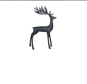 Decorative Black Resin Deer-3sizes