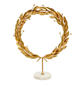 Metal Wreath on Stand -Assorted Styles