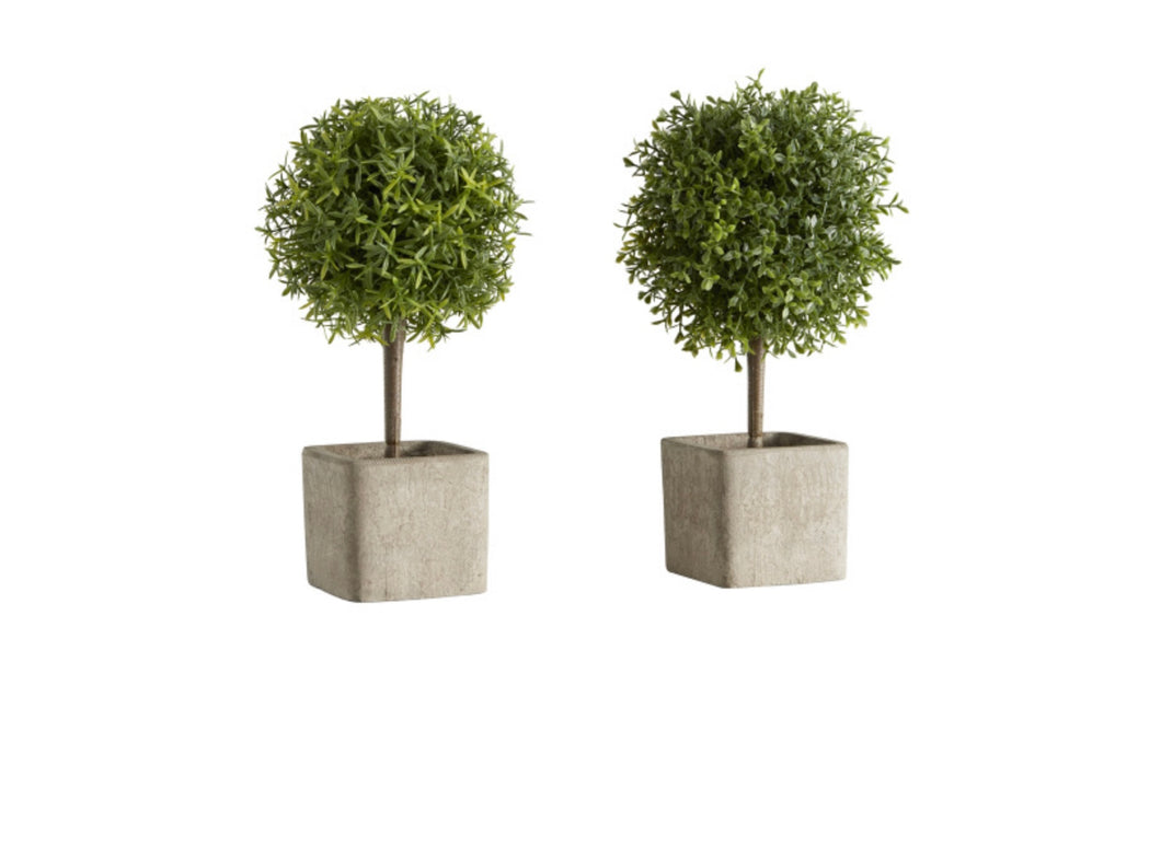 Mini Faux Topiary-2 styles