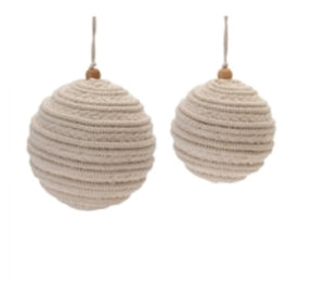 Cotton Weave Ornament-2 sizes