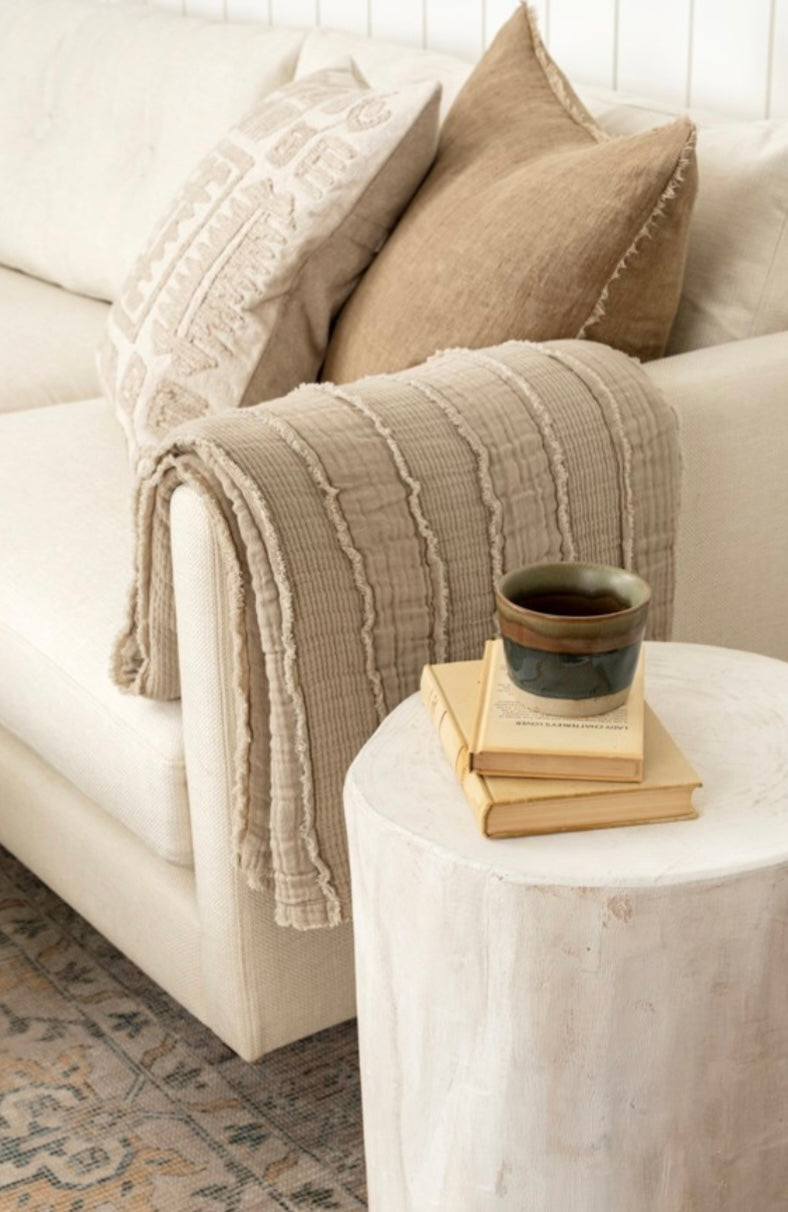 Heavenly Throw Taupe