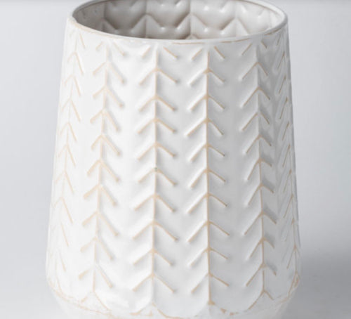 Chevron Ceramic Vase-2asst.