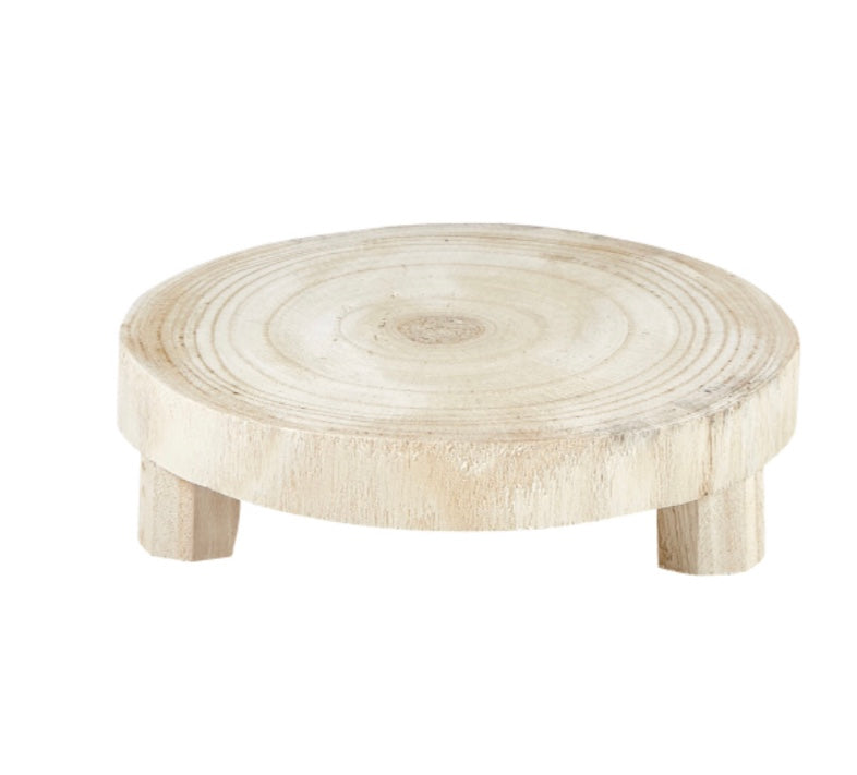 Wood Round Risers-2 colours/2 sizes