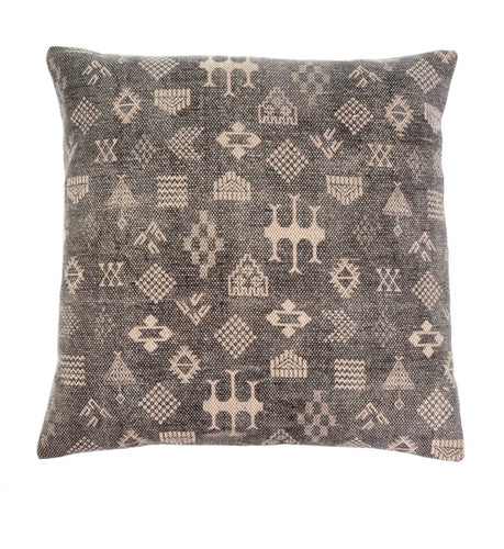 24x24 Aztec Print Stonewashed Cushion