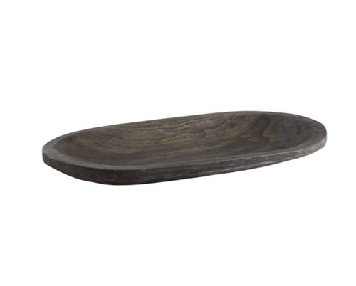 Paulownia Platter- Charcoal