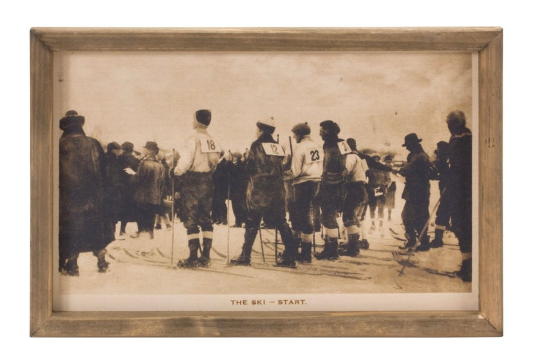 Vintage Ski Race Print