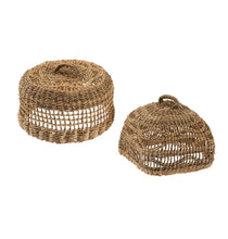 S/2 Woven Dish Cover