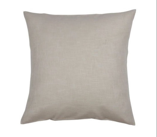 20x20 beige linen cushion