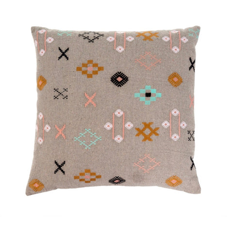24x24 Indie Embroidered Cushion