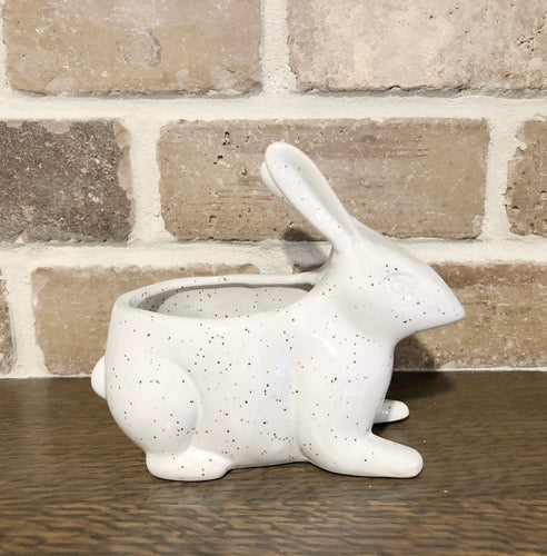 Speckled Rabbit Planter
