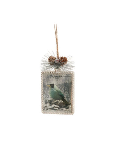 Glass Bird Ornament