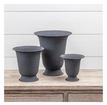 Black Matte Metal Urns- 3 sizes