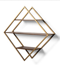 Diamond Shape Wall-mount Shelf