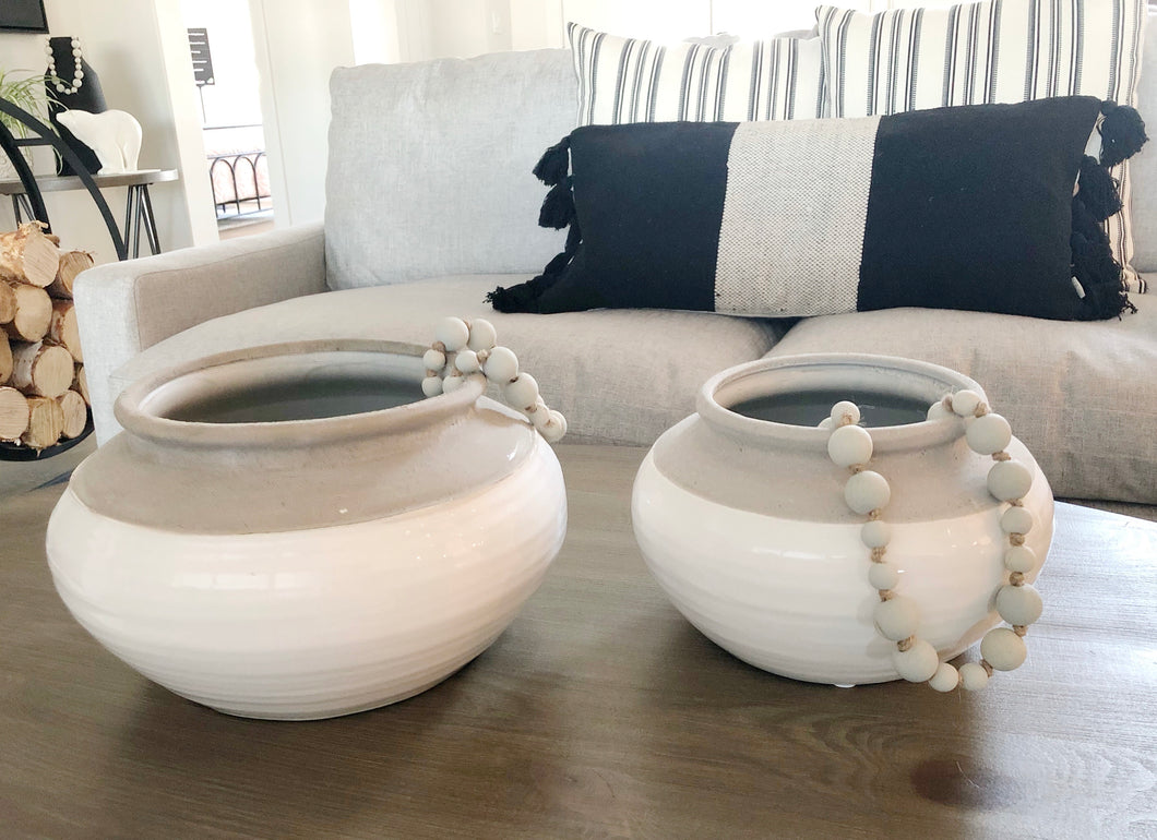 Decorative White Bowl-2 sizes
