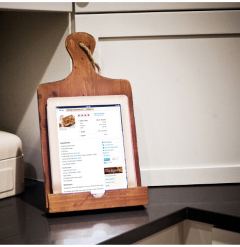 Wood Cookbook/Tablet Holder